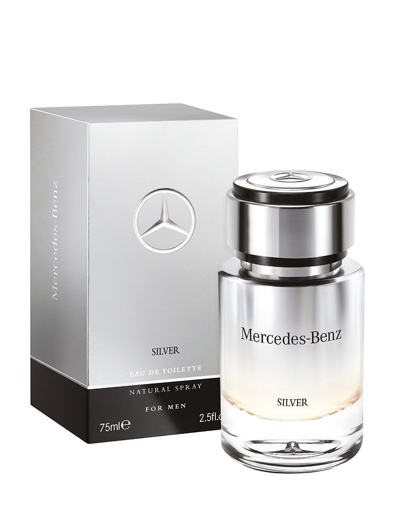 Mercedes-benz Silver Eau De Toilette For Men 75ml 2.5 Fl.oz.