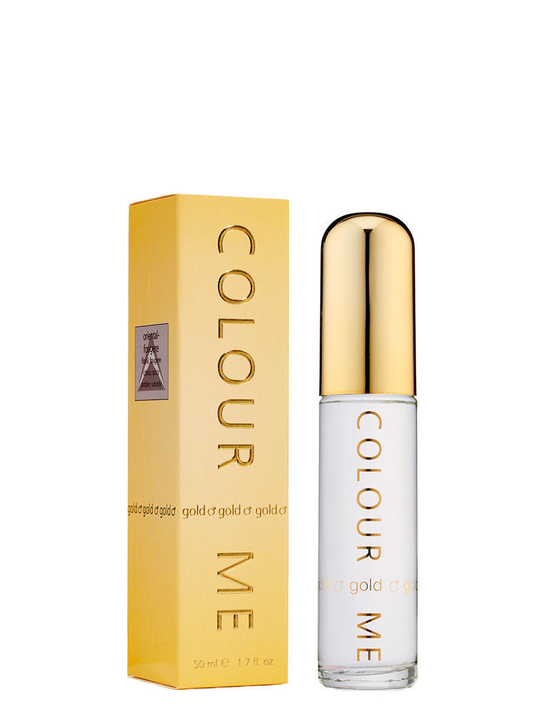 COLOUR ME GOLD HOMME EAU DE PARFUM 50ML 1.7 FL.OZ. MEN FRAGRANCE | LONG LASTING