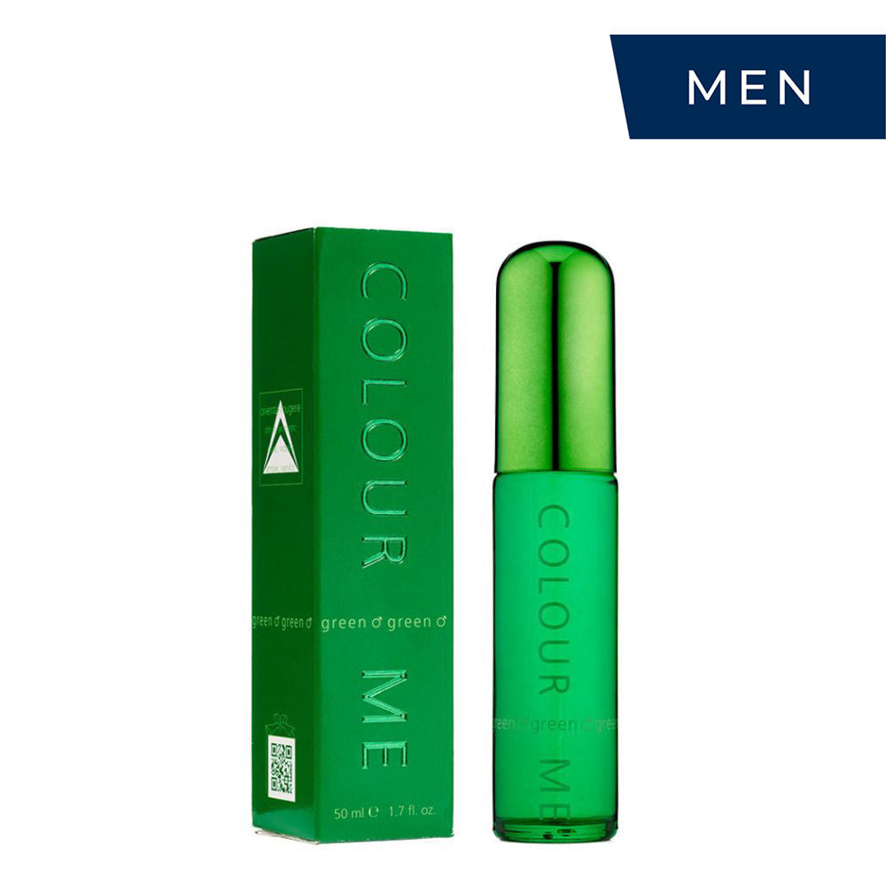 COLOUR ME GREEN HOMME EAU DE PARFUM 50ML 1.7 FL.OZ. MEN FRAGRANCE