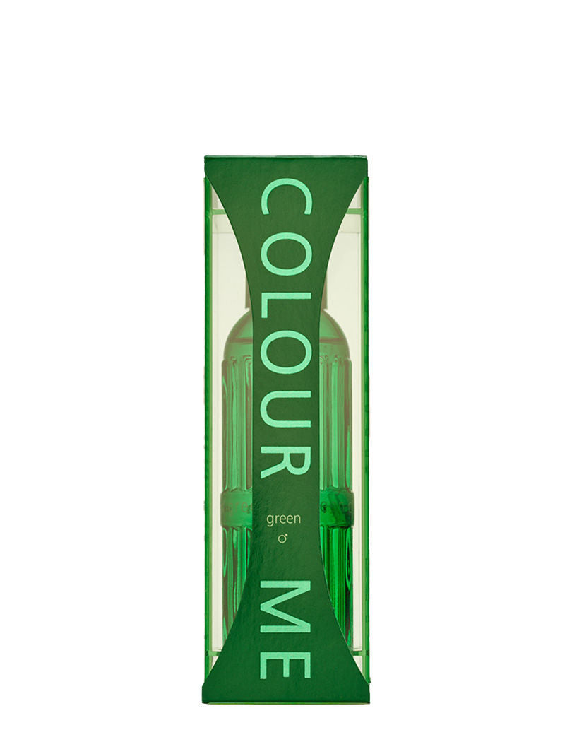 COLOUR ME GREEN HOMME EAU DE PARFUM 90ML 3.0 FL.OZ. MEN FRAGRANCE | ALCOHOL FREE