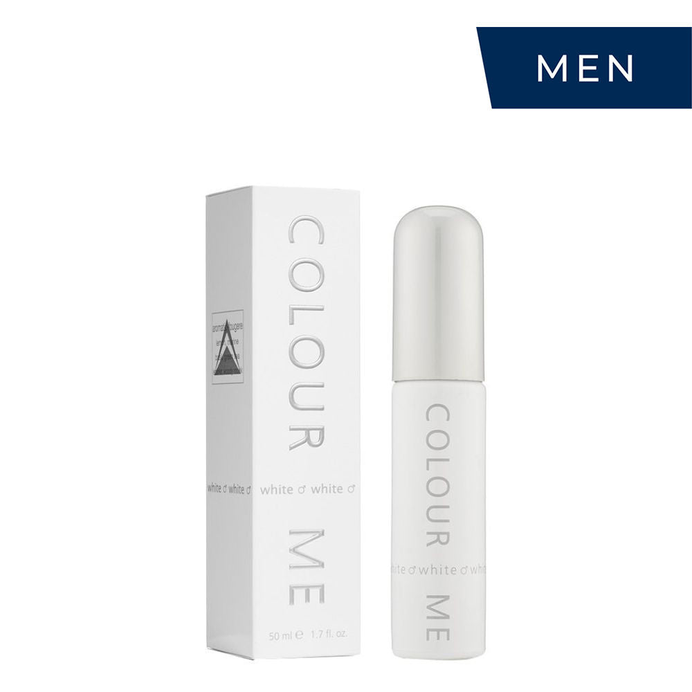 COLOUR ME WHITE HOMME EAU DE PARFUM 50ML 1.7 FL.OZ. WOMEN FRAGRANCE | LONG LASTING