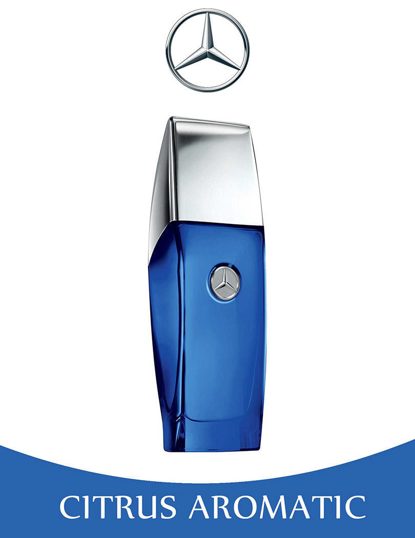 Mercedes-benz Club Blue For Men Eau De Toilette 100ml 3.4 Fl.oz.