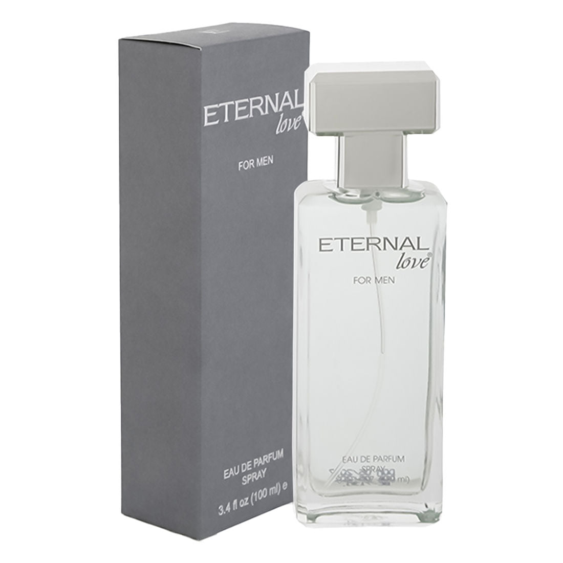 Eternal Love For Men Eau De Parfum Spray 100ml 3.4 Fl.oz. Long Lasting | Alcohol Free