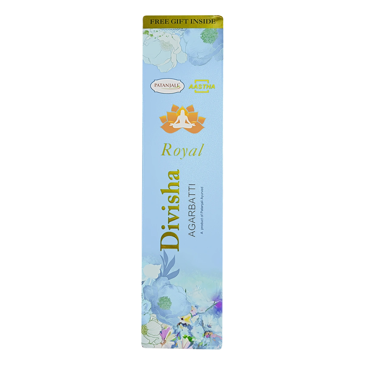 Patanjali Aastha Royal Divisha Agarbatti (Freegift), With Soothing & Long Lasting Aroma | 90gm