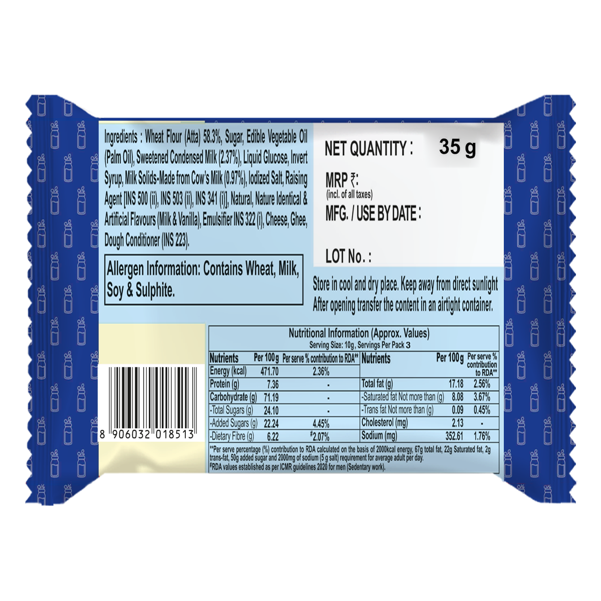 Patanjali Doodh Biscuits 35gm