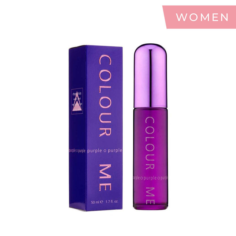 COLOUR ME PURPLE FEMME EAU DE PARFUM 50ML 1.7 FL.OZ. WOMEN FRAGRANCE | LONG LASTING