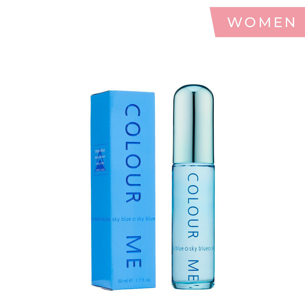 COLOUR ME SKY BLUE FEMME EAU DE PARFUM 50ML 1.7 FL.OZ. WOMEN FRAGRANCE | LONG LASTING