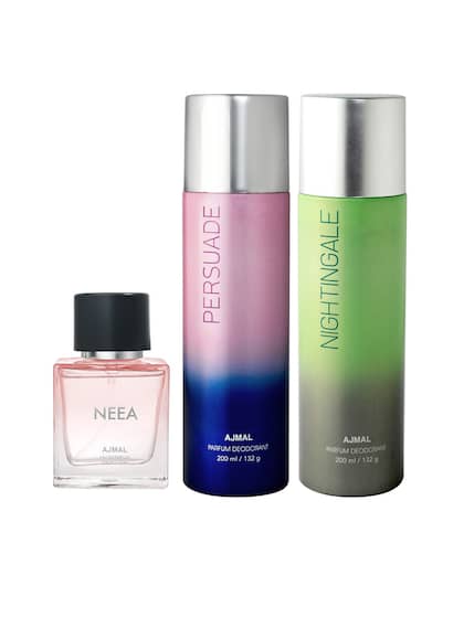 Ajmal Persuade & Nightingale Deodrant 200ml 6.7 Fl.oz. & Neea Eau De Parfum 50ml 1.6 Fl.oz. For Unisex | Combo Of 3