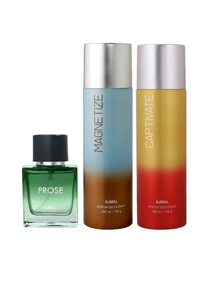 Ajmal Captivate & Magnetize Deodrant 200ml 6.7 Fl.oz. Each X2 & Prose Eau De Parfum 50ml 1.6 Fl.oz. For Unisex | Combo Of 3