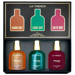 La French Hang Out, Look Out & Date Out Eau De Perfume Gift Set 30ml 1.01 Fl.oz. Each X3