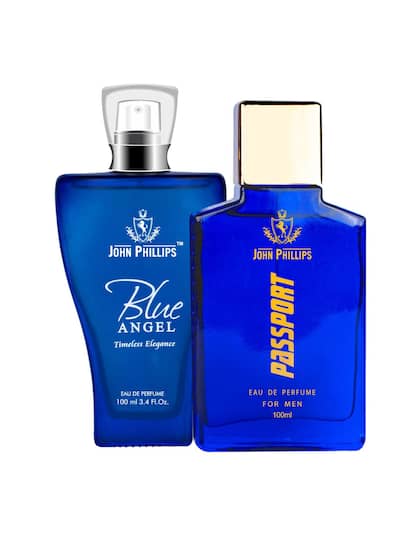 John Phillips Blue Angel Eau De Perfume & Passport Eau De Perfume 100ml 3.4 Fl.oz. Each Pack Of 2 | For Men & Women