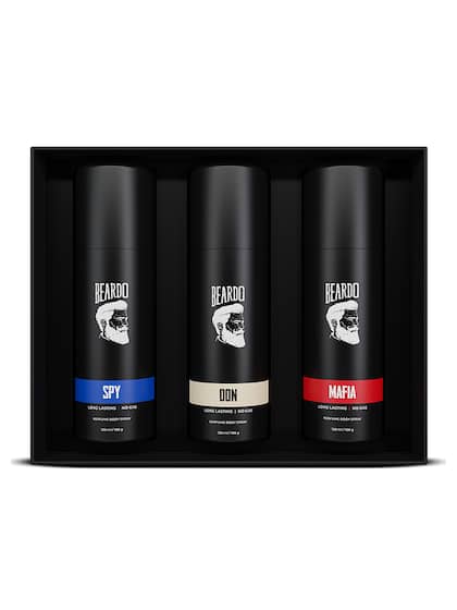 Beardo Spy, Don & Mafia Long Lasting No Gas Perfume Body Spray 360ml 12.1 Fl.oz. Pack Of 3 | Perfect Birthday Gift For Husband