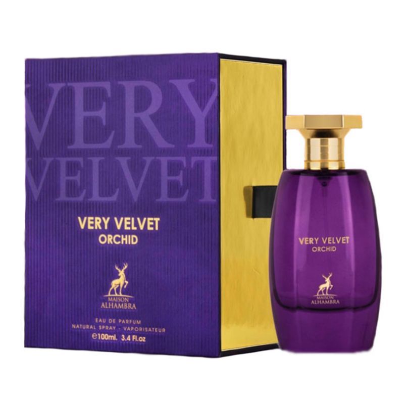 VERY VELVET ORCHID BY MAISON ALHAMBRA EAU DE PARFUM 100ML 3.4 FL.OZ. FOR WOMEN