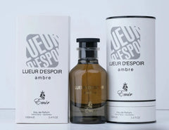 Emir Lueur D'espoir Ambre Eau De Parfum 100ml 3.4 Fl.oz. Unisex Luxury Fragrance | Perfect Gift | Long Lasting