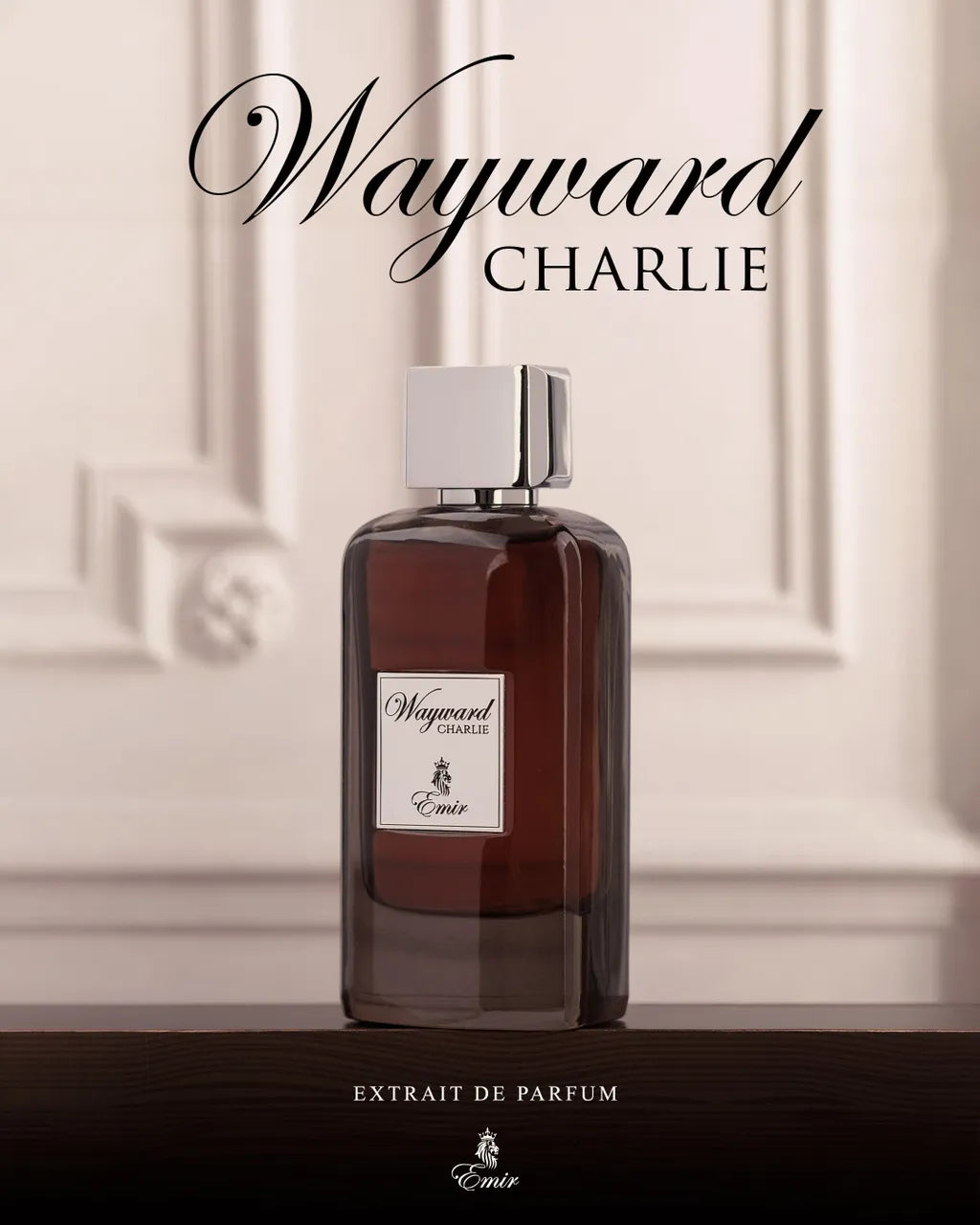 Emir Wayward Charlie Extrait De Parfum 100ml 3.4 Fl.oz. Unisex Fragrance | Long Lasting | Alcohol Free