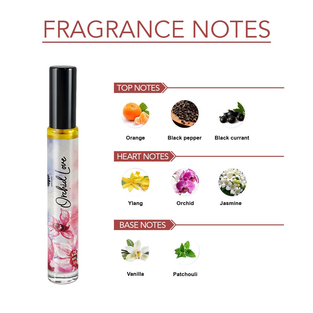 Ajmal Artisan Orchid Love Concentrated Perfume 10ml 0.3 Fl.oz. Gift For Women | Alcohol Free