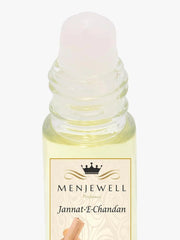 Menjewell Jannat-E-Chandan Eau De Perfume Attar 9ml 0.3 Fl.oz. Unisex Fragrance | Alcohol Free