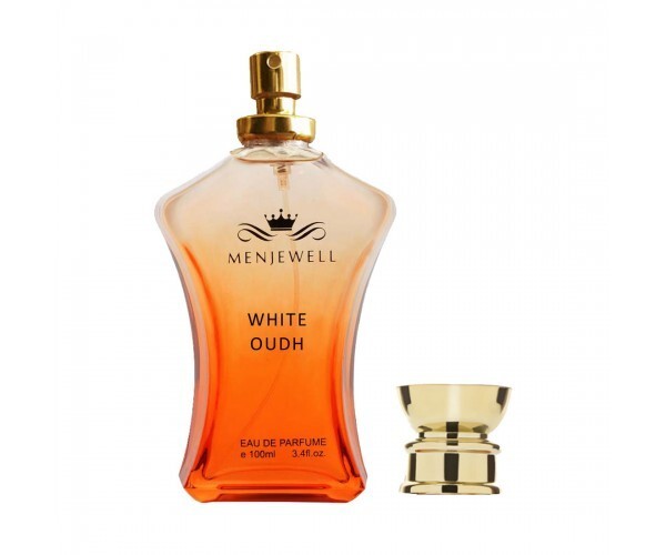 Menjewell White Oud Eau De Parfum 100ml 3.4 Fl.oz. Finest Pure Perfume | Unisex Fragrance | Long Lasting