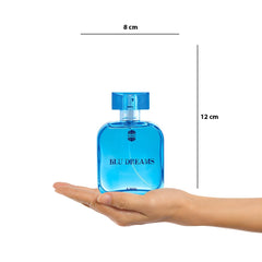 Ajmal Blu Dreams Eau De Parfum 100ml 3.4 Fl.oz. Gift For Men | Long Lasting Spray