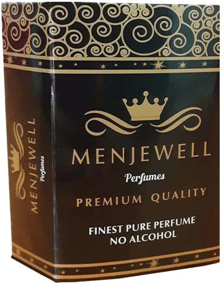 Menjewell Fresh Peppermint Aroma Attar 5ml 0.17 Fl.oz. For Men & Women | Alcohol Free | Long Lasting