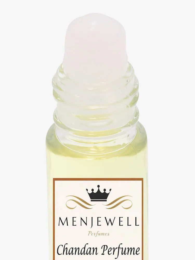 Menjewell Chandan Eau De Perfume Attar 9ml 0.3 Fl.oz. Unisex Fragrance | Long Lasting