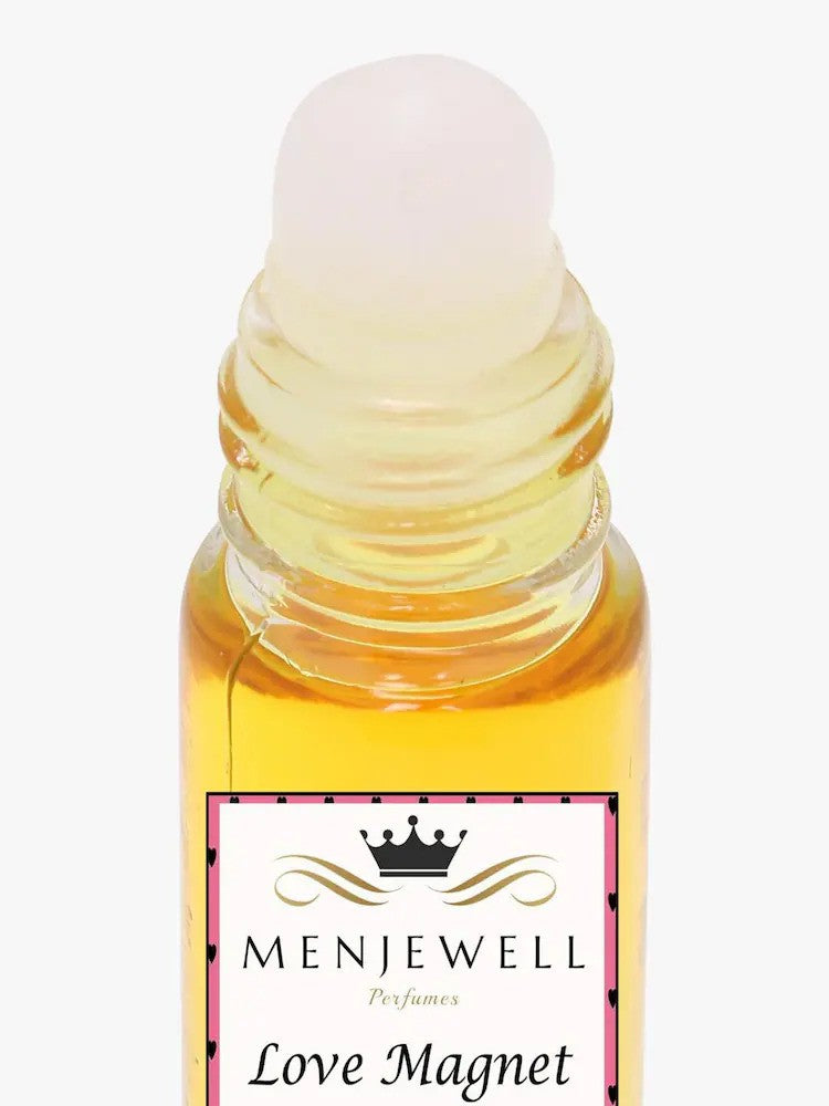 Menjewell Love Magnet Eau De Perfume Attar 9ml 0.3 Fl.oz. Unisex Fragrance | Alcohol Free | Long Lasting