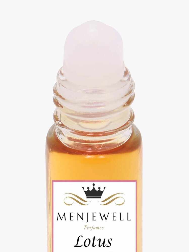 Menjewell Lotus Eau De Parfum Attar Perfume 9ml 0.3 Fl.oz. Unisex Fragrance | Long Lasting