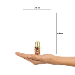 Ajmal Dahnul Oudh Hayati Concentrated Perfume 6ml 0.2 Fl.oz. Free From Alcohol For Unisex