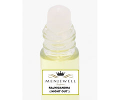 Menjewell Rajnigandha (Night Out) Eau De Parfum Attar 9ml 0.3 Fl.oz. | Unisex Fragrance | Long Lasting