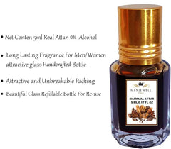 Menjewell Shamama Attar Perfume 5ml 0.17 Fl.oz. For Men & Women | Alcohol Free | Long Lasting