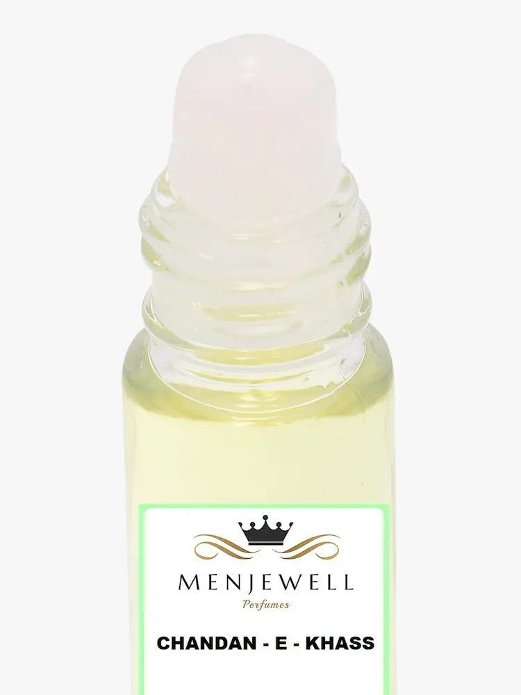 Menjewell Chandan-E-Khaas Eau De Perfume Attar 9ml 0.3 Fl.oz. Unisex Fragrance | Alcohol Free