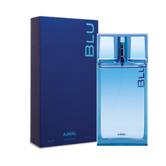 Ajmal Blu Eau De Parfum Spray 90ml 3.0 Fl.oz. Men Fragrance | Long Lasting Party Wear