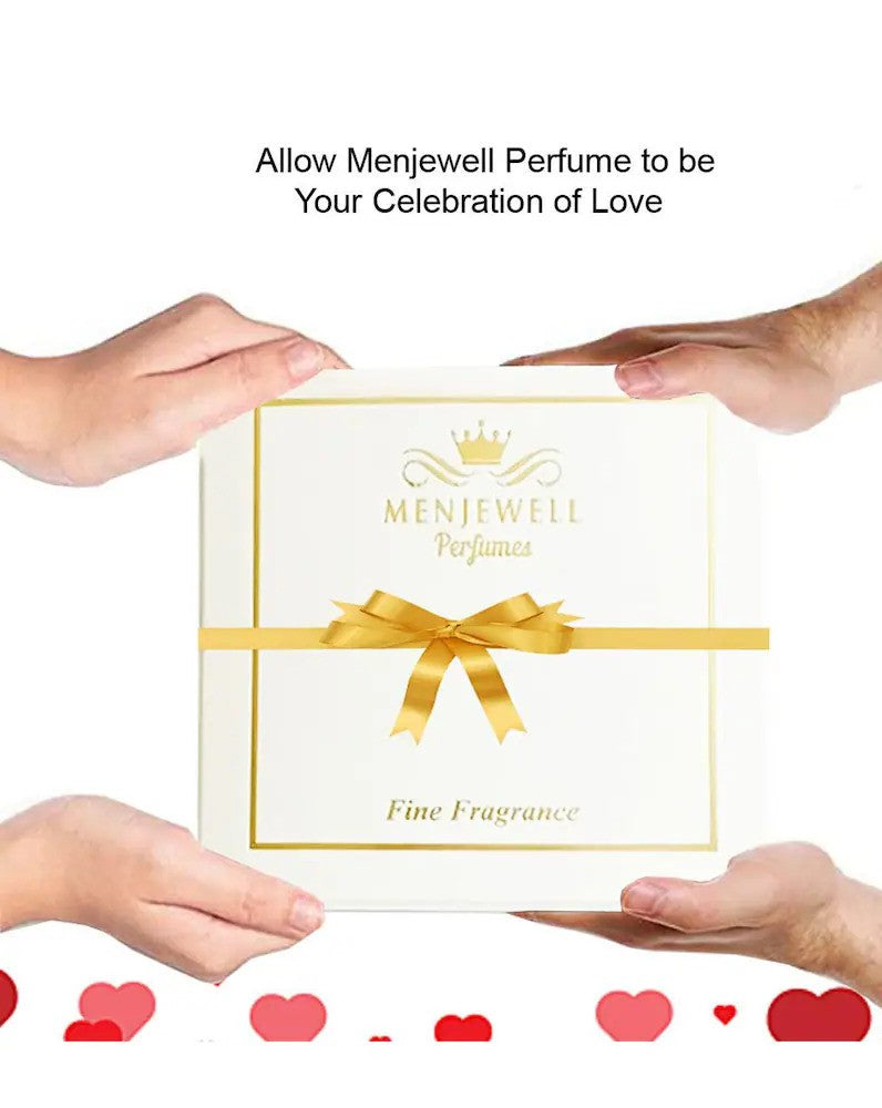 Menjewell Luxury Perfume Gift Set For Women Set Of 4x 0.3 Fl.oz. | Long Lasting Eau De Parfume