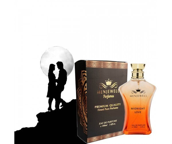 Menjewell Midnight Love Eau De Parfum 100ml 3.4 Fl.oz. Long Lasting | Unisex Fragrance