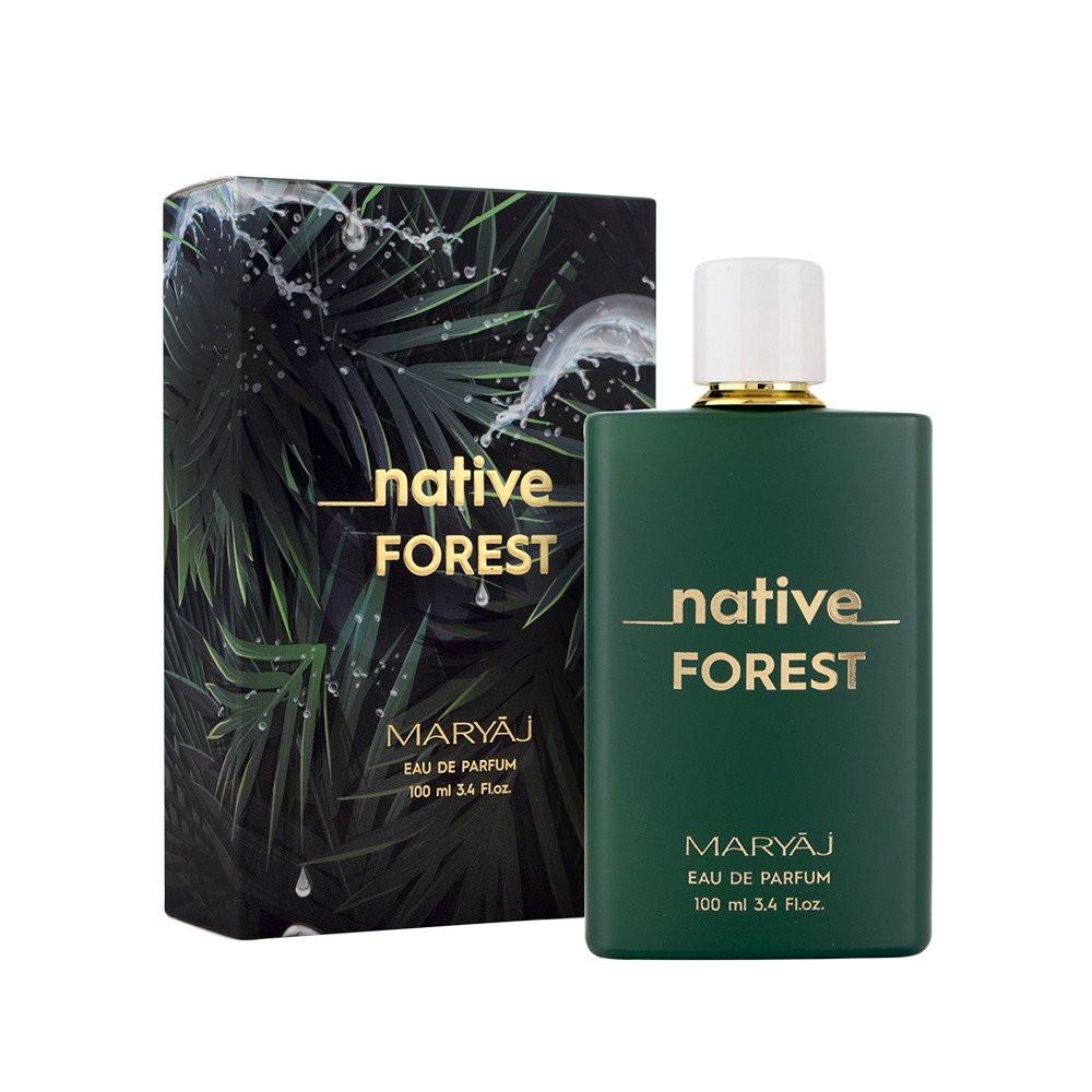 Ajmal Maryaj Native Forest Eau De Parfum 100ml 3.4 Fl.oz. Gift For Men & Women | Long Lasting Spray