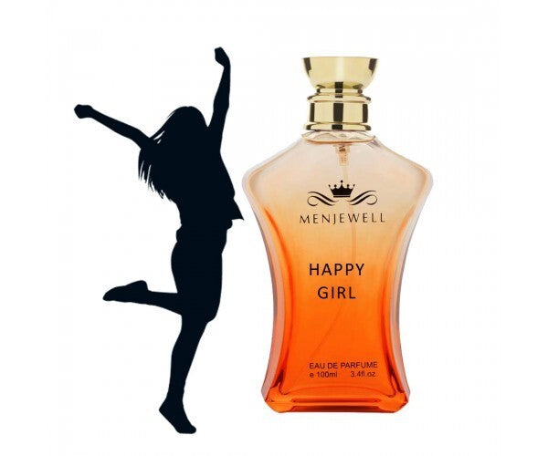 Menjewell Happy Girl Eau De Parfum 100ml 3.4 Fl.oz. Women Fragrance | Finest Pure Perfume