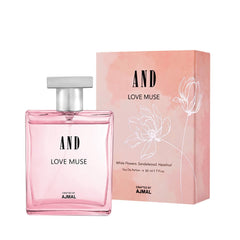 Ajmal And Love Muse Eau De Parfum 50ml 1.7 Fl.oz. Gift For Women | Long Lasting Spray