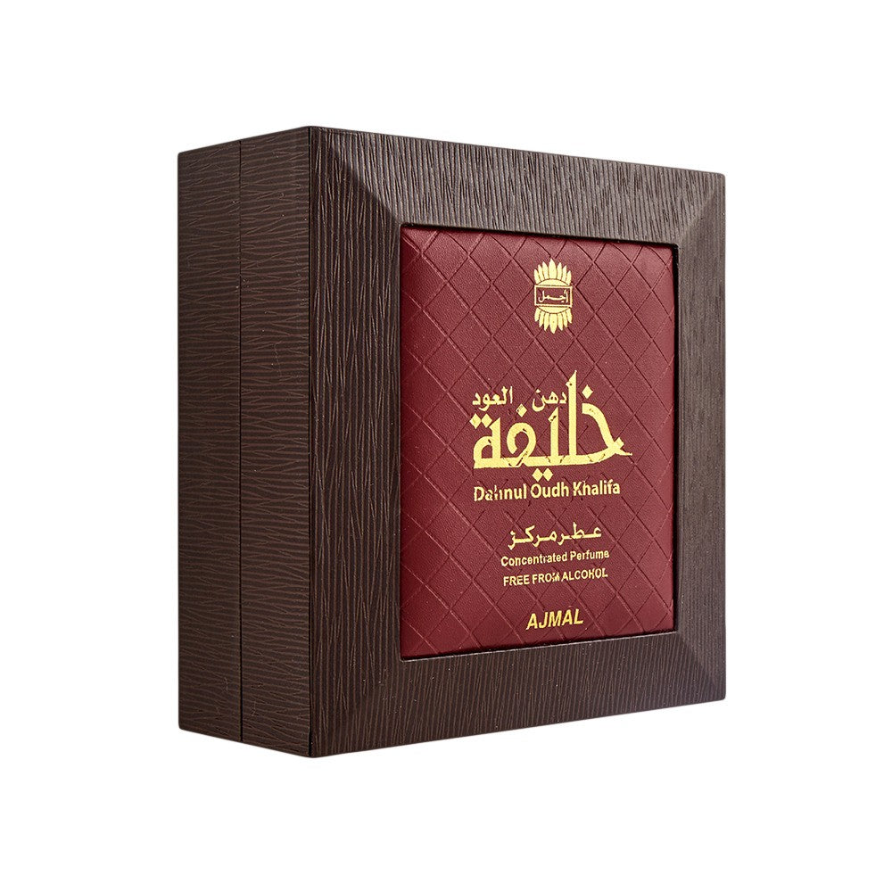 Ajmal Dahnul Oudh Khalifa Concentrated Perfume 3ml 0.1 Fl.oz. Unisex Fragrance | Alcohol Free