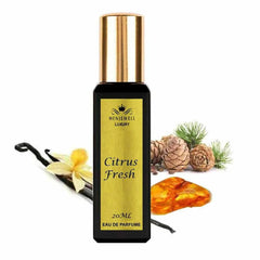 Menjewell Citrus Fresh Eau De Parfum 20ml 0.67 Fl.oz. Masculine Fragrance | Long Lasting | Alcohol Free