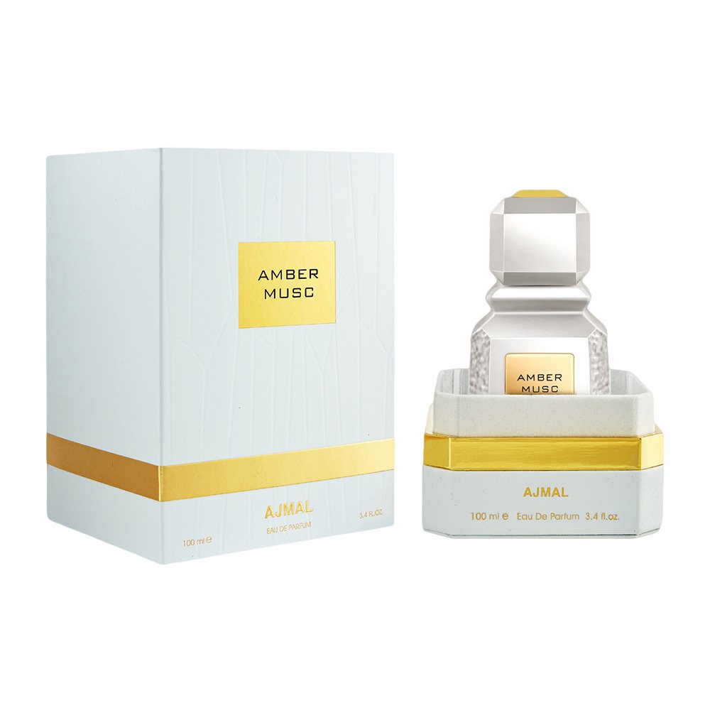 Ajmal Amber Musc Eau De Parfum 100ml 3.4 Fl.oz. Perfume Gift For Men & Women | Long Lasting