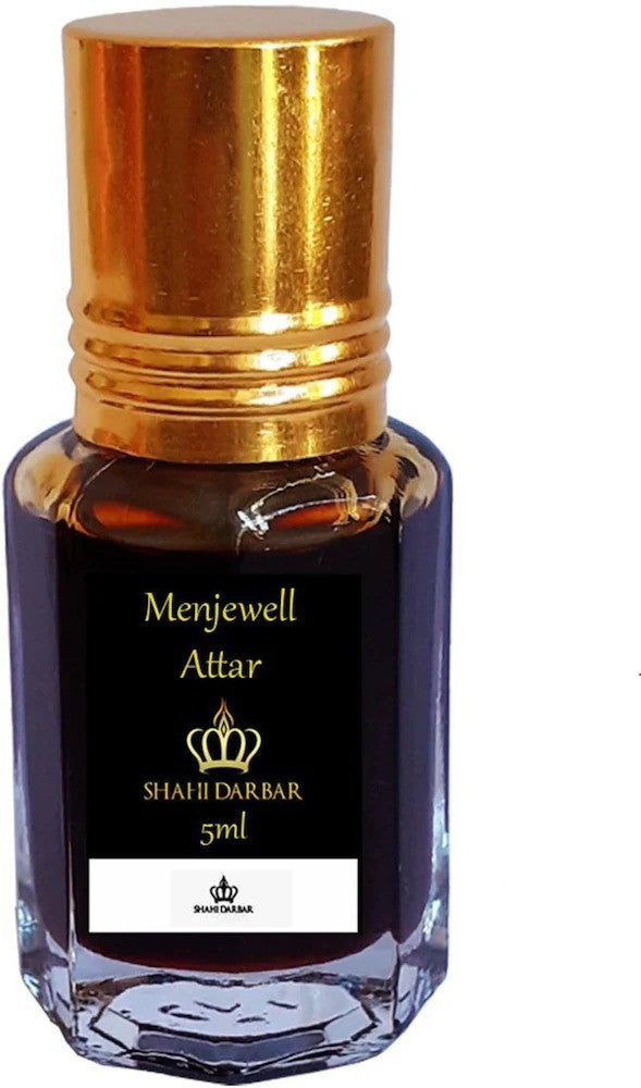 Menjewell Shahi Darbar Attar Perfume 5ml 0.17 Fl.oz. For Men & Women | Alcohol Free | Long Lasting