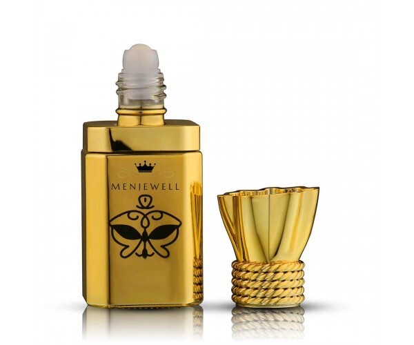 Menjewell Luxury White Oudh Attar Roll-on Perfume 12ml 0.4 Fl.oz. Unisex Fragrance | Long Lasting | Non Alcoholic