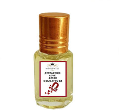 Menjewell Attraction Love Attar Perfume 5ml 0.17 Fl.oz. Unisex Fragrance | Long Lasting | Alcohol Free