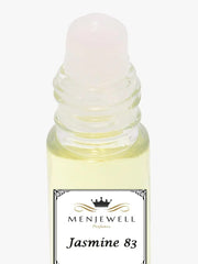 Menjewell Jasmine 83 Eau De Perfume Attar 9ml 0.3 Fl.oz. Unisex Fragrance | Long Lasting | Luxury Fragrance