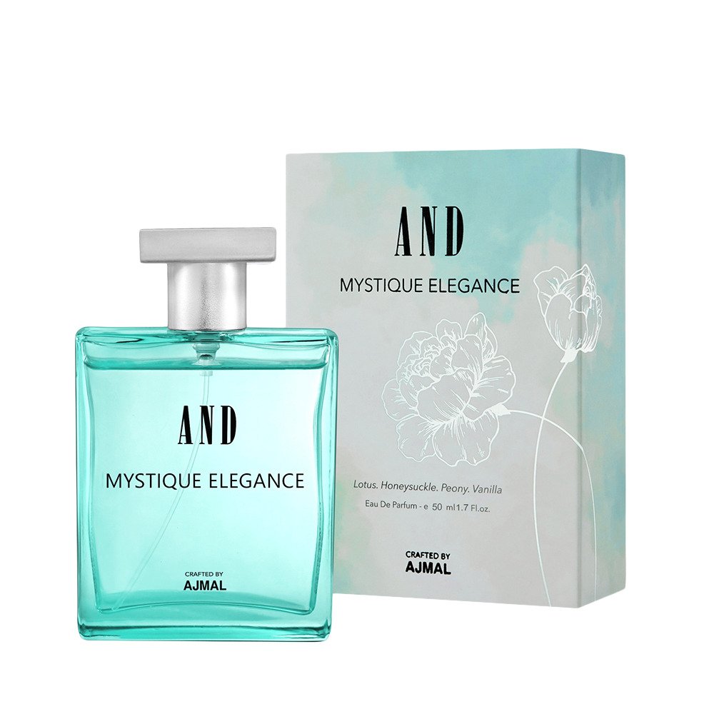 Ajmal And Mystique Elegance Eau De Parfum 50ml 1.7 Fl.oz. Gift For Women | Long Lasting Spray