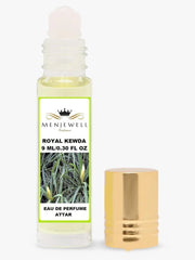 Menjewell Royal Kewda Eau De Perfume Attar 9ml 0.3 Fl.oz. For Men & Women | Alcohol Free | Long Lasting