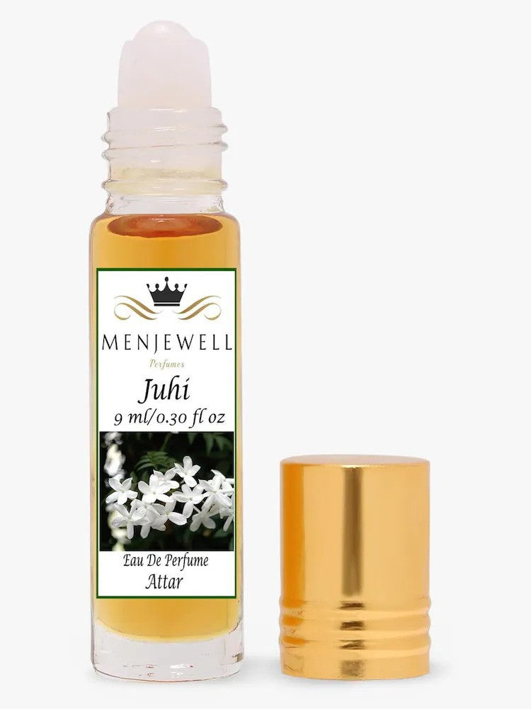 Menjewell Juhi Eau De Perfume Attar 9ml 0.3 Fl.oz. Unisex Fragrance | Alcohol Free | Long Lasting