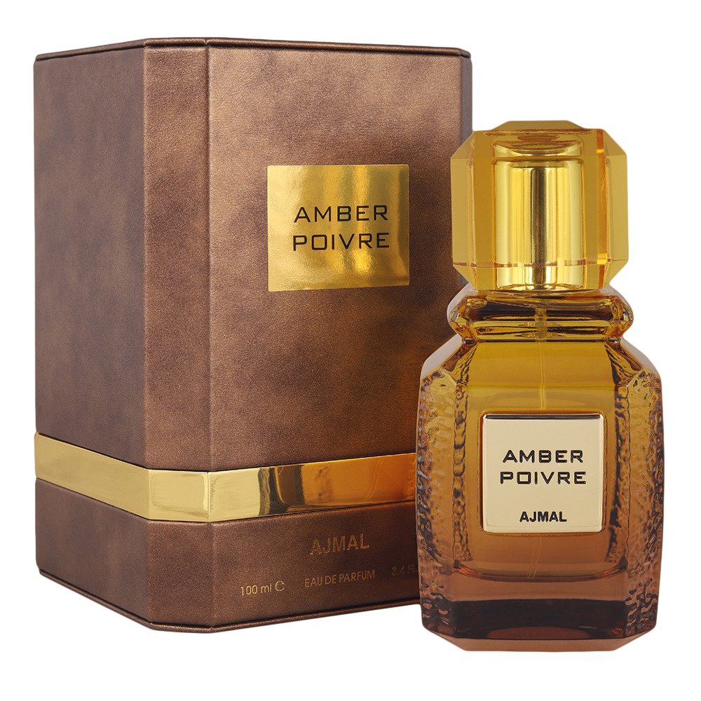 Ajmal Amber Poivre Eau De Parfum 100ml 3.4 Fl.oz. Unisex Fragrance | Long Lasting Spray