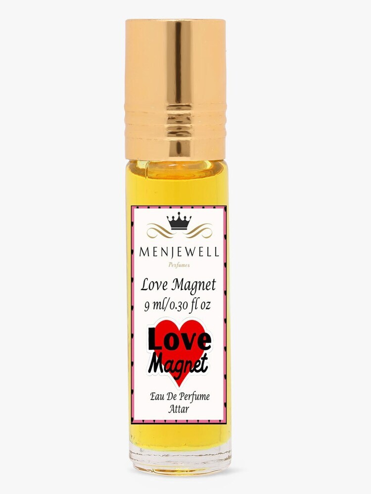 Menjewell Love Magnet Eau De Perfume Attar 9ml 0.3 Fl.oz. Unisex Fragrance | Alcohol Free | Long Lasting