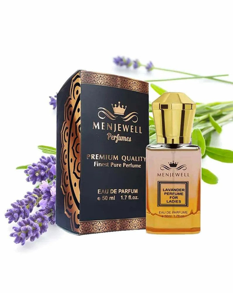 Menjewell Lavander Perfume For Ladies Eau De Parfum 50ml 1.7 Fl.oz. Women Fragrance | Long Lasting